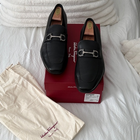 Salvatore Ferragamo Black Men's Slip-On Loafers Men’s size 12